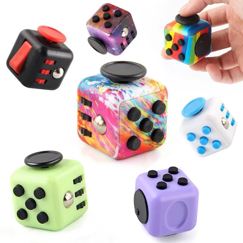 Infinity Stress Relief Cubes - Fidget Decompression Toy for Kids and Adults, Perfect Anti-Anxiety Game