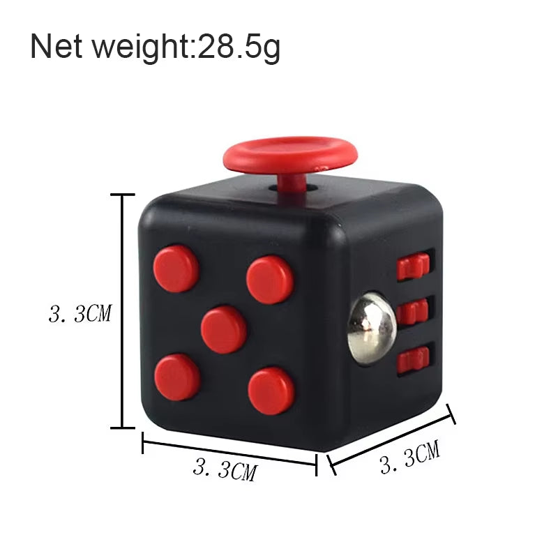 Infinity Stress Relief Cubes - Fidget Decompression Toy for Kids and Adults, Perfect Anti-Anxiety Game