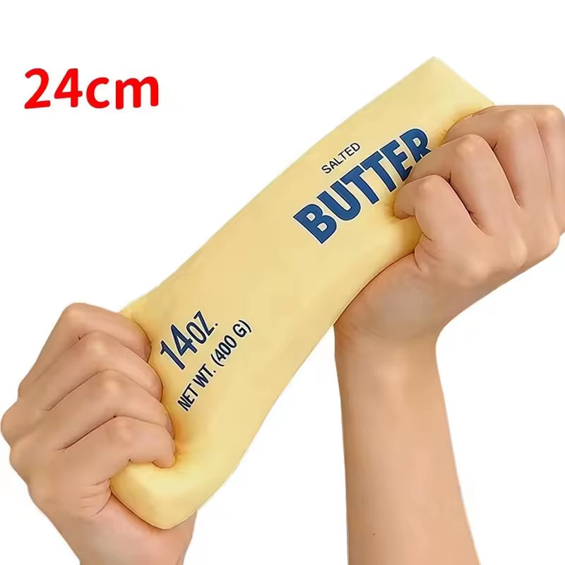 Delightful PU Butter Stick Squishy Toy - Soft, Slow-Rebound Stress Relief Fidget for Kids!