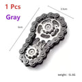 Pressure Relief Finger Chain Fidget Spinner - Metal Edition for Anxiety Relief