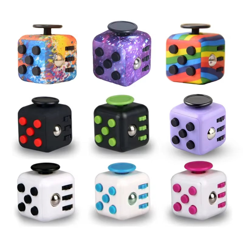 Infinity Stress Relief Cubes - Fidget Decompression Toy for Kids and Adults, Perfect Anti-Anxiety Game