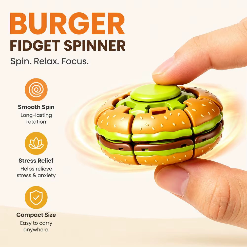 Ultimate Stress Relief Fidget Spinner Toy - Quiet, Calm, and Focus Boosting for Anxiety, Autism, and ADHD
