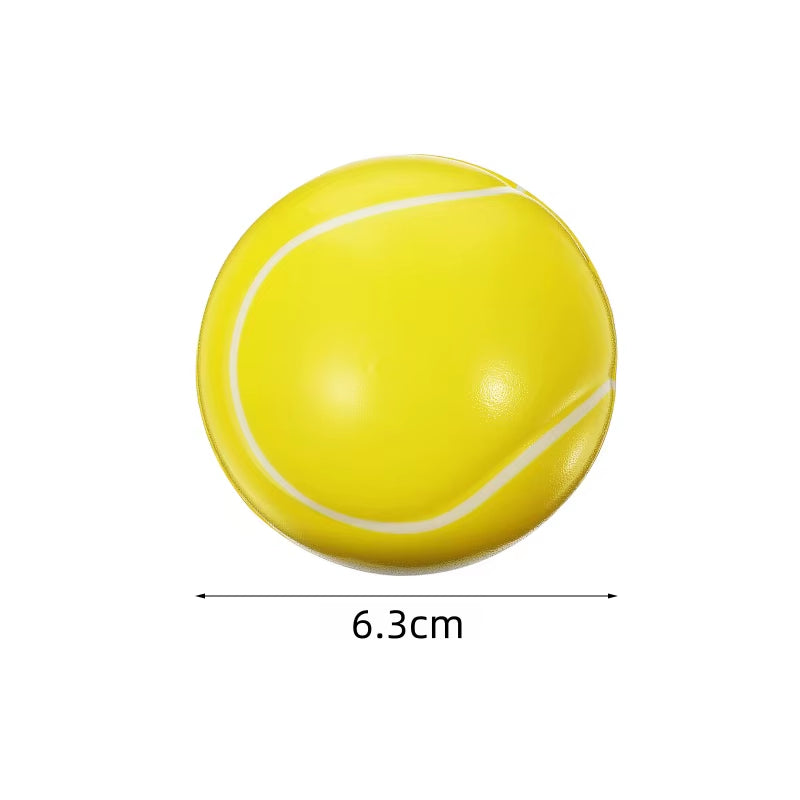 12Pcs 6.3Cm Foam Ball Soft Foam Sponge Tennis Balls Baseball Balls for Toy Kids Venting and Decompression Elastic Ball Toy