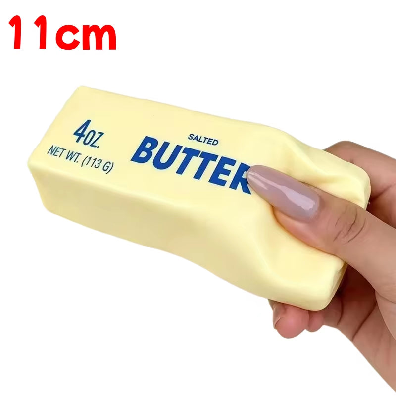 Delightful PU Butter Stick Squishy Toy - Soft, Slow-Rebound Stress Relief Fidget for Kids!