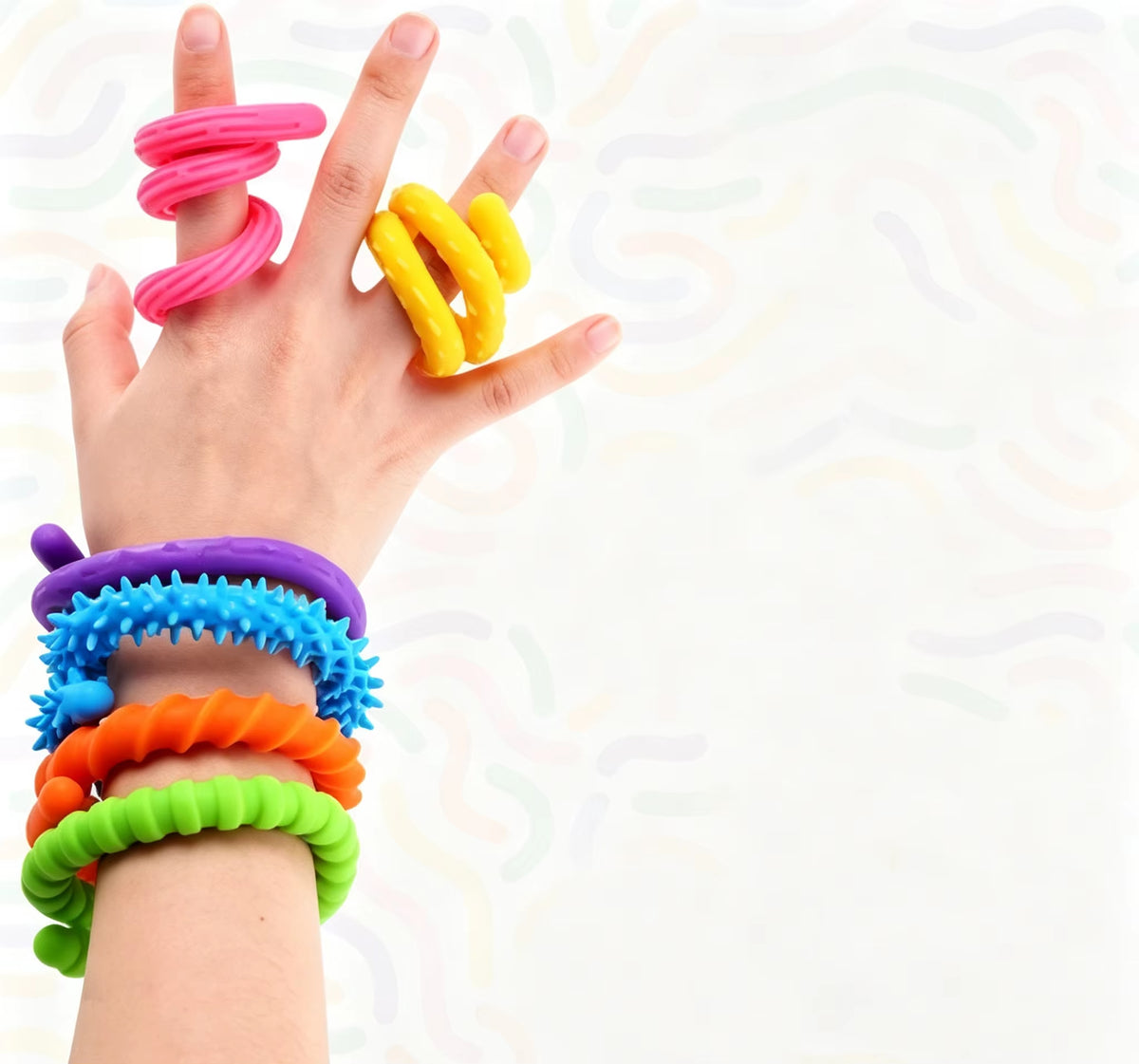 Textured Stretch Sensory Fidget Tools for Stress and Anxiety Relief Special Demand Calming Sensory Gadgets