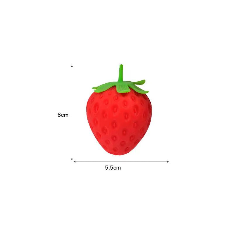 1/3Pcs Strawberry Squishy Slow Rising Antistress Toy Grownups Toys Stress Relief Balls Sensory Toy