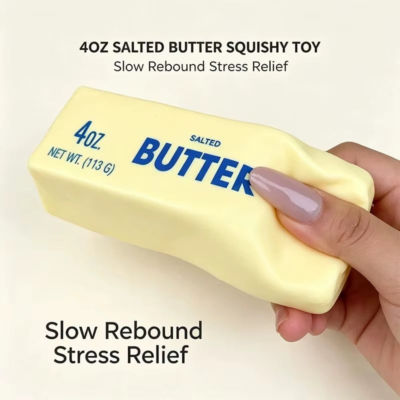Squishy Butter/* Stick* Squeeze Fidget Toy Sticky Butter Stick Shapeable Slow Rebound Fidget Squeeze Toy Sensory Fidget Toys