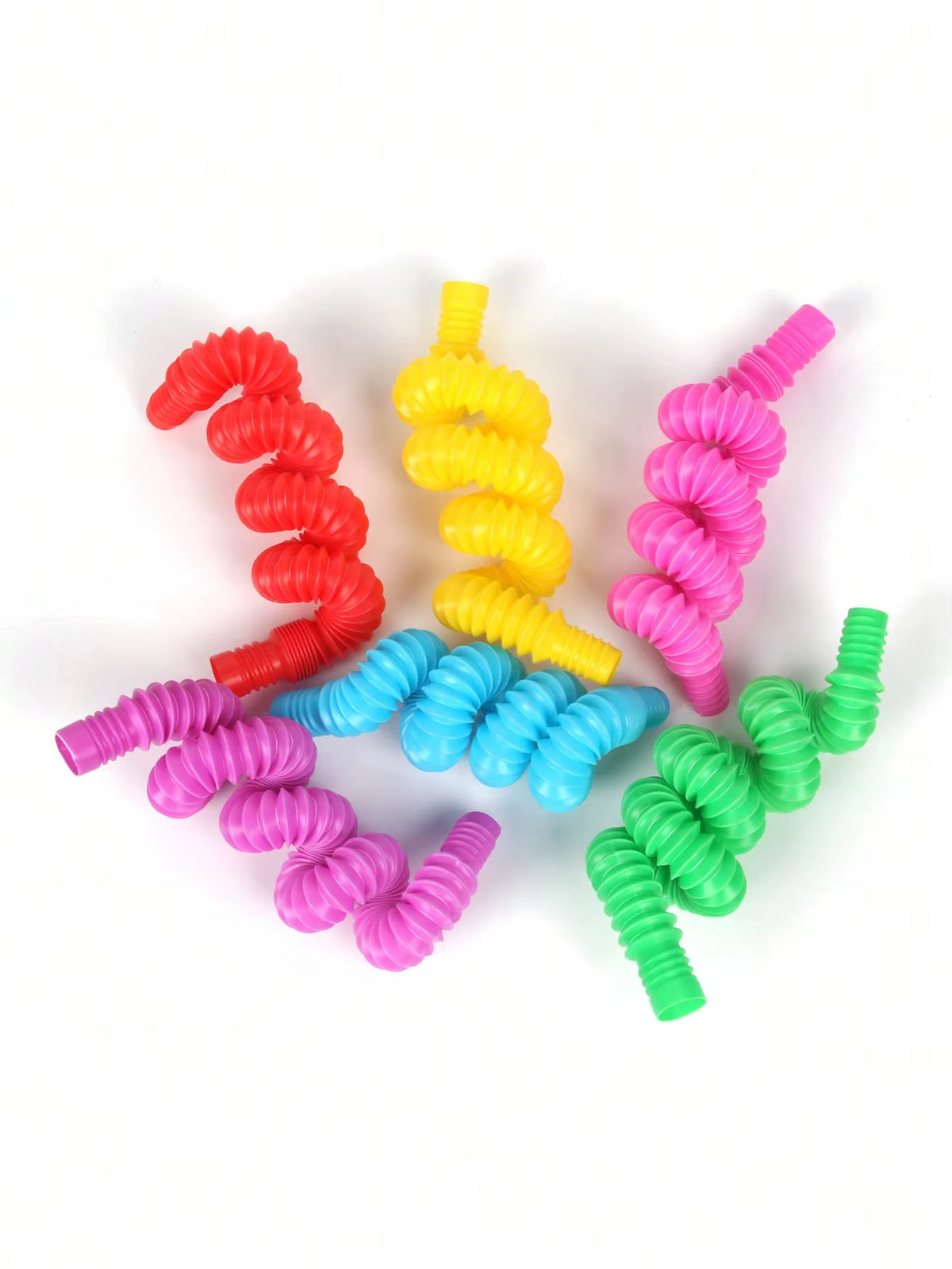 4/8/24/36/72PCS Pop Tube Relief Toy Random Color Pop Tube Fidget Toy, Colorful Tubes for Stress and Anxiety Relief