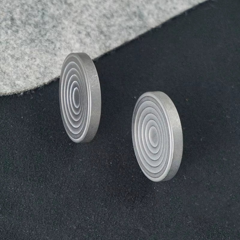 Worry Beads Fidget Toy EDC Titanium Alloy Fidget Coin Stress Relief Haptic Coin ADHD Toy Office Relaxation Toy Idea Gifts