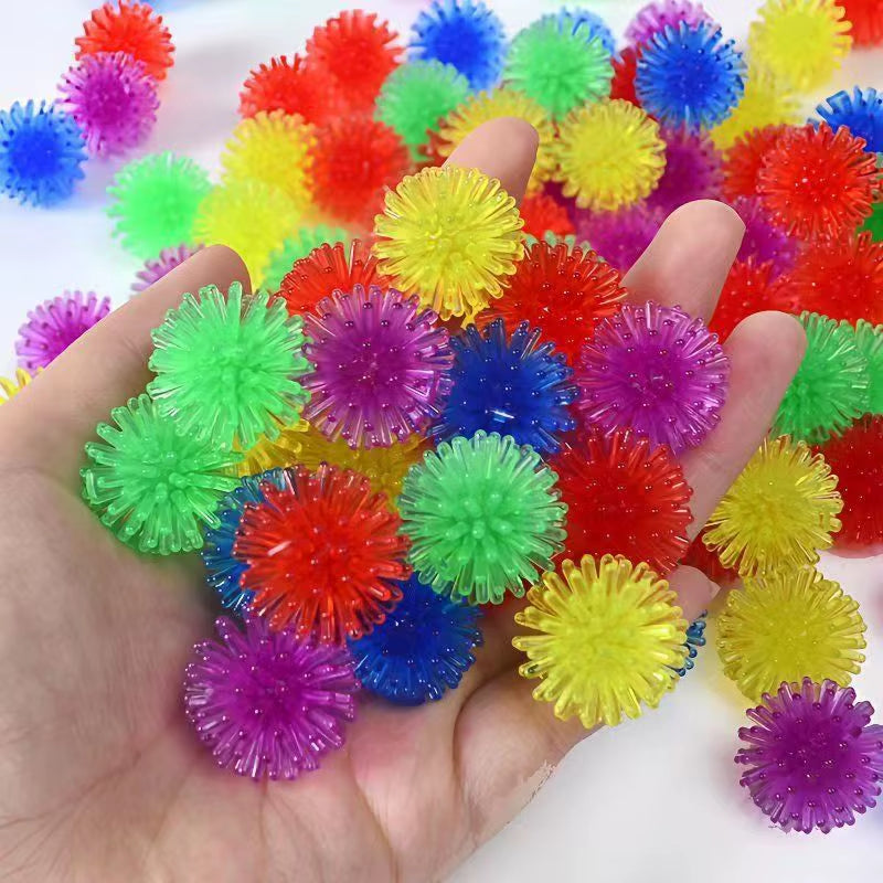10-Pack Soft Sensory Spiky Balls - Stress Relief Fidget Toys for Kids & Teens, Perfect ADHD Anxiety Party Favors & Gifts