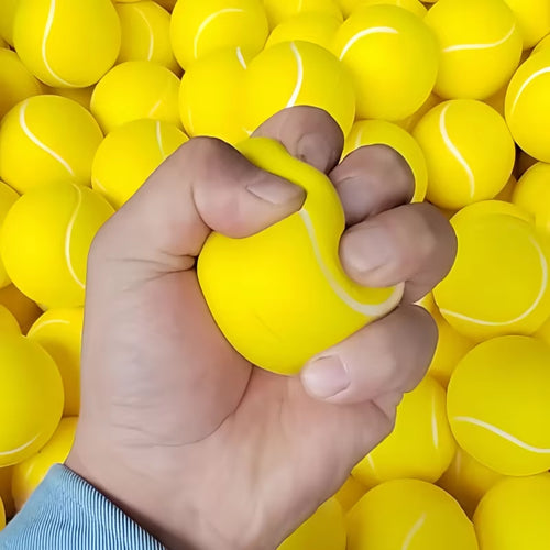 12Pcs 6.3Cm Foam Ball Soft Foam Sponge Tennis Balls Baseball Balls for Toy Kids Venting and Decompression Elastic Ball Toy