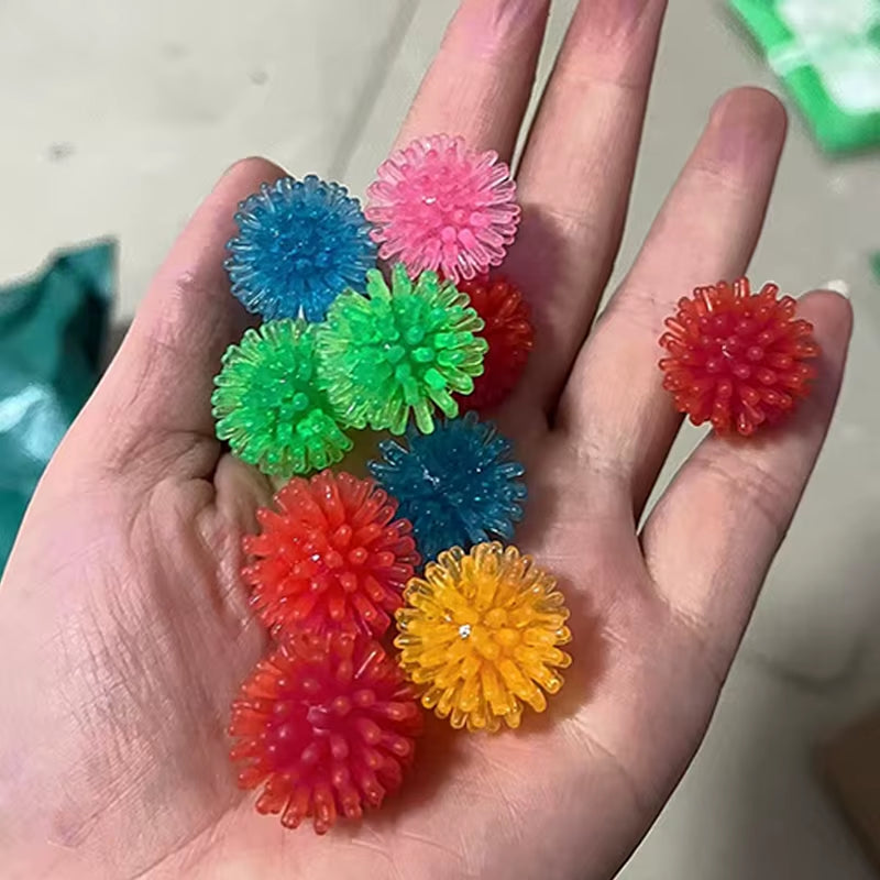 10-Pack Soft Sensory Spiky Balls - Stress Relief Fidget Toys for Kids & Teens, Perfect ADHD Anxiety Party Favors & Gifts
