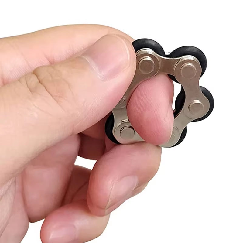 Flippy Bike Roller Chain Fidget Toys anti Anxiety Stress Relief Gadgets ADHD Autism Therapy Juguetes Antiestres Ansiedad
