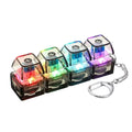 LED Crystal Clicker Fidget Keychain - Stress Relief Sensory Toy for Adults & Kids