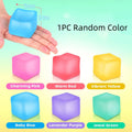 Ultimate Stress Relief Cube: High-Density Gel-Filled Fidget Toy for Children and Adults - Ideal for Classroom and Calming Sensory Activities