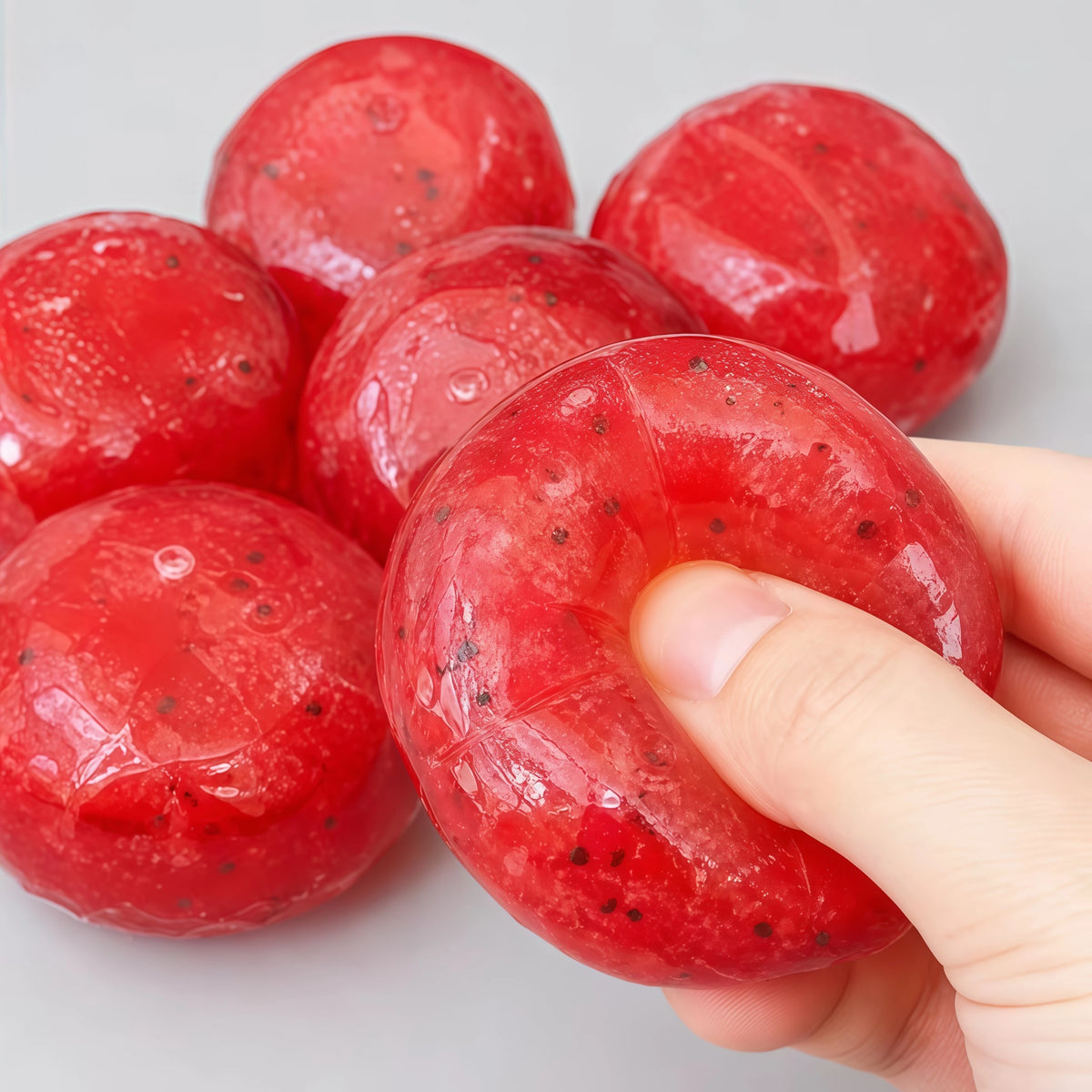 Realistic Handmade Watermelon Slushy Squishy Toy - Soft Slow Rebound Stress Relief for Adults - Perfect Gift!