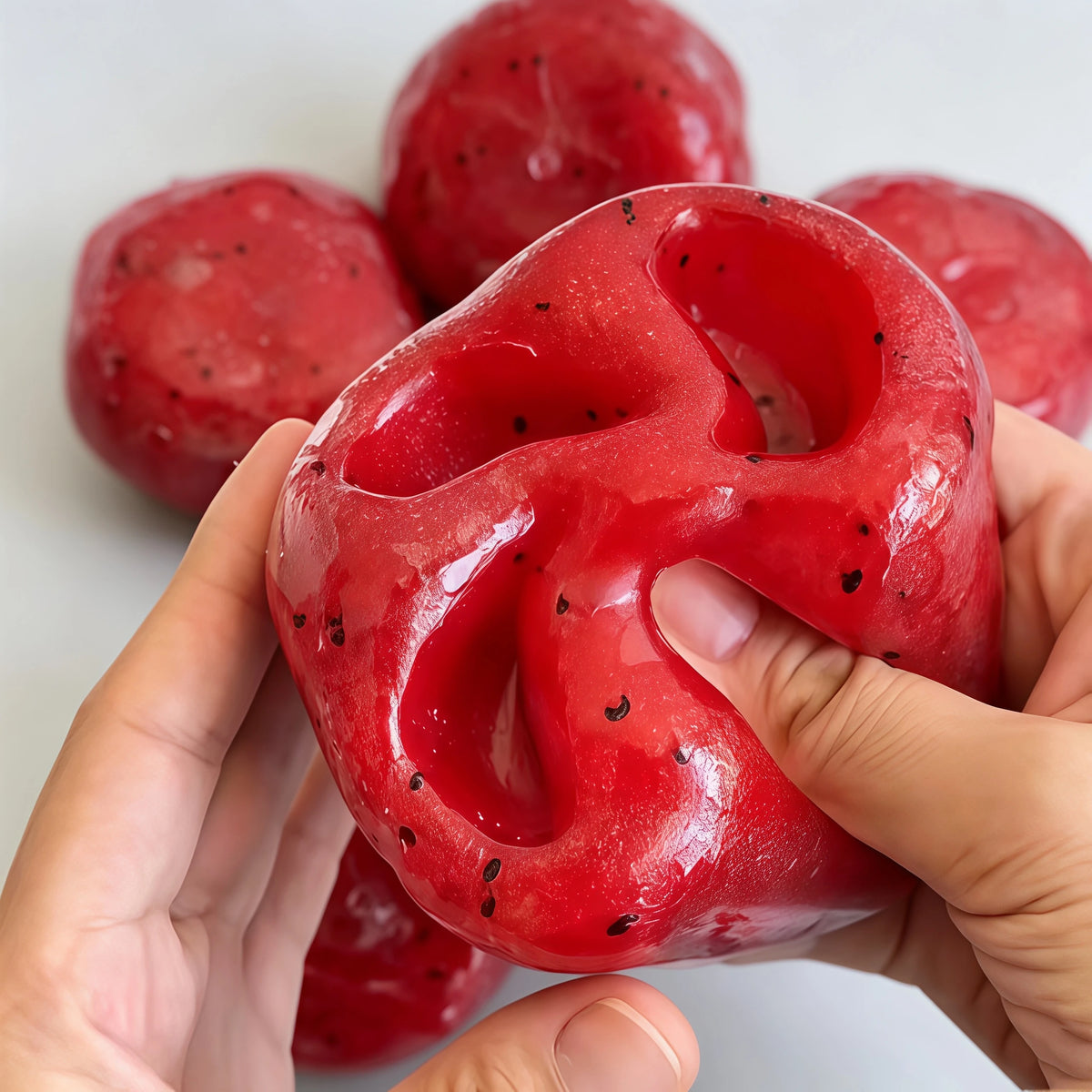 Realistic Handmade Watermelon Slushy Squishy Toy - Soft Slow Rebound Stress Relief for Adults - Perfect Gift!
