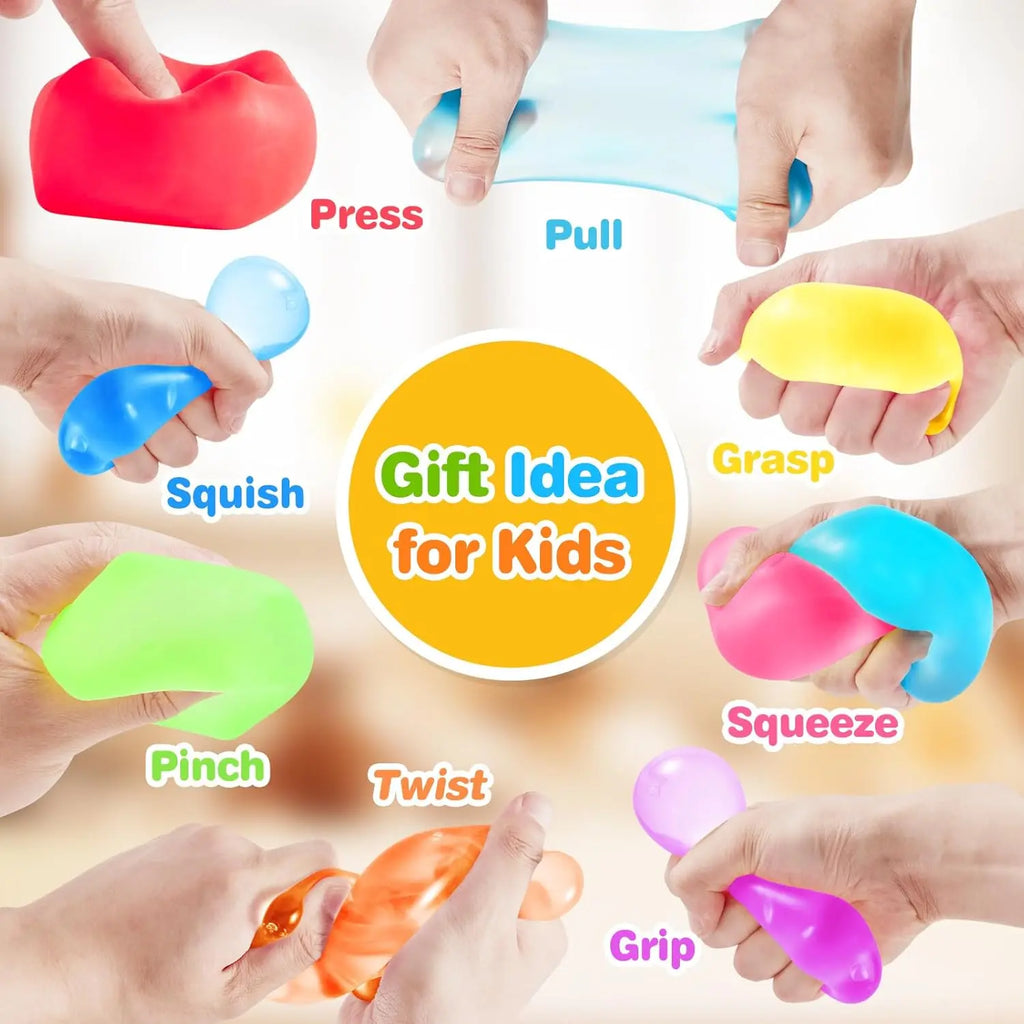 Ultimate Stress Relief Cube: High-Density Gel-Filled Fidget Toy for Kids & Adults - Perfect for Classroom & Calming Sensory Play!