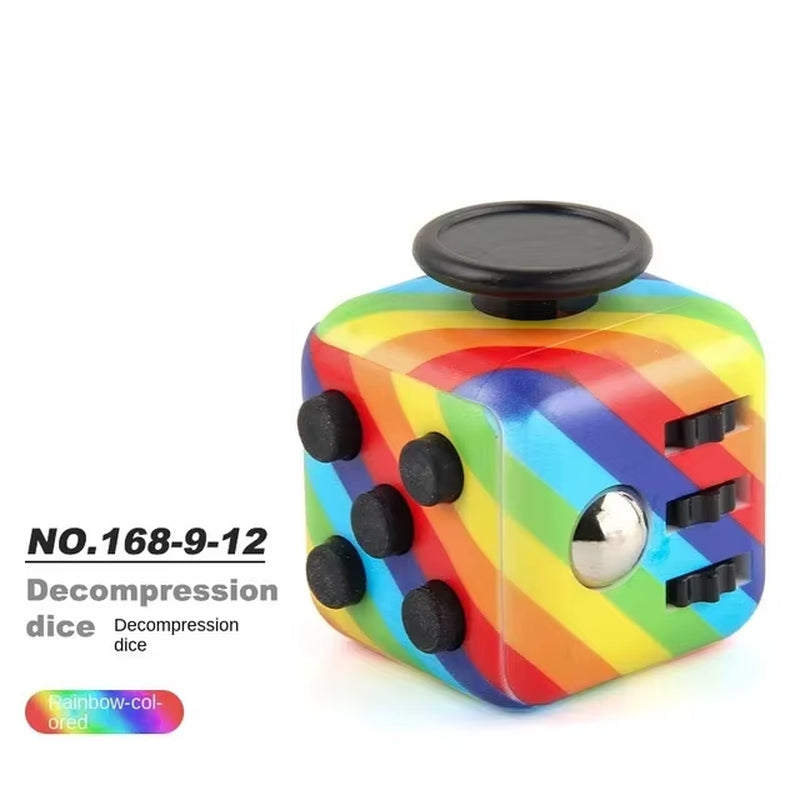 Infinity Stress Relief Cubes - Fidget Decompression Toy for Kids and Adults, Perfect Anti-Anxiety Game