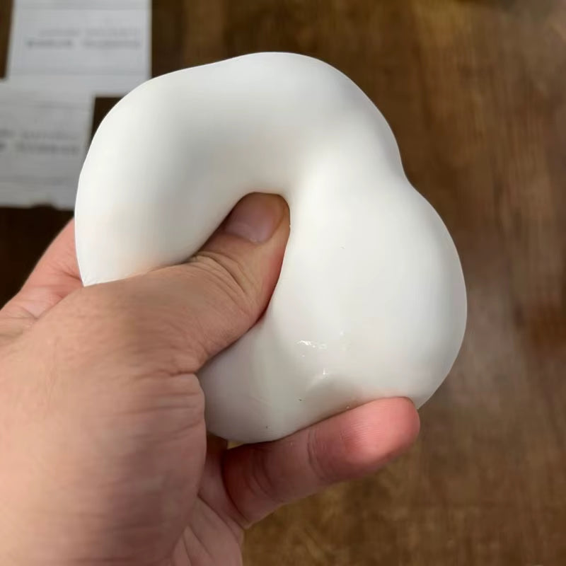 ASMR Crunchy Soap Ball Fidget Stress Relief Toy - Soft Squeeze Decompression Ball for Anxiety Relief