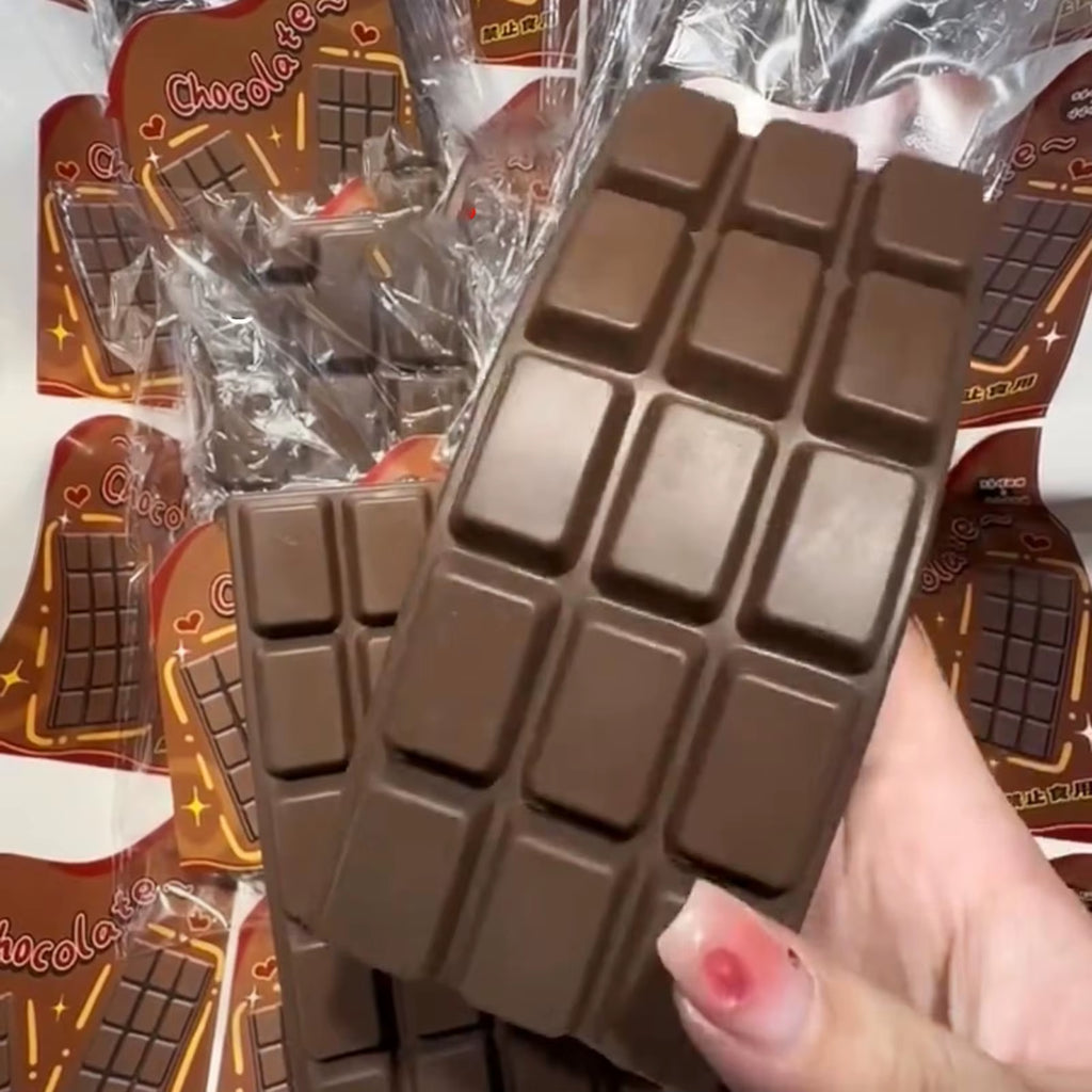 Irresistibly Soft Chocolate Squishy Toy - Stress Relief & Fidget Sensory Experience for Adults