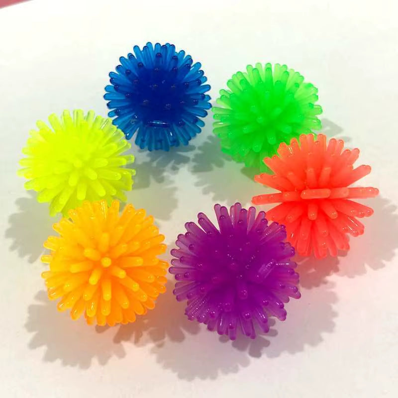 10-Pack Soft Sensory Spiky Balls - Stress Relief Fidget Toys for Kids & Teens, Perfect ADHD Anxiety Party Favors & Gifts