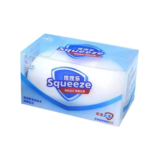 ASMR Crunchy Soap Ball Fidget Stress Relief Toy - Soft Squeeze Decompression Ball for Anxiety Relief