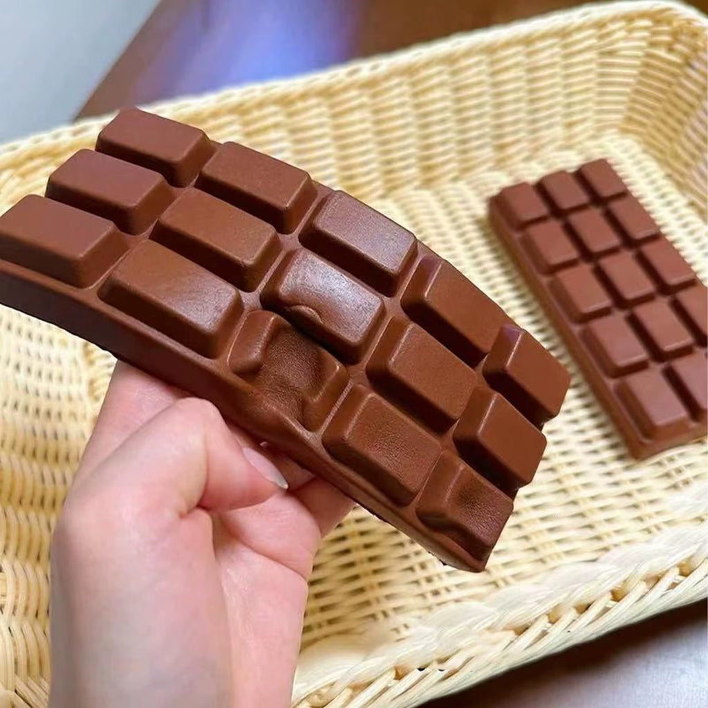 Irresistibly Soft Chocolate Squishy Toy - Stress Relief & Fidget Sensory Experience for Adults