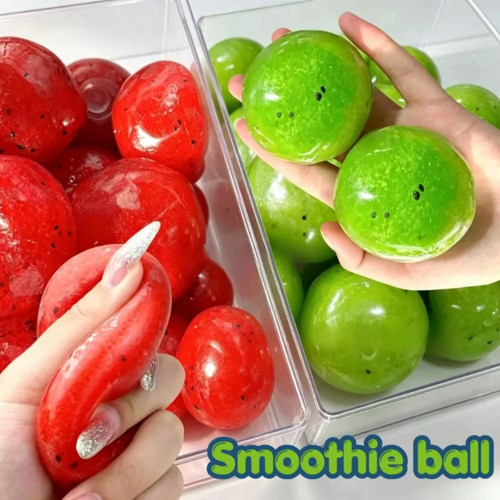 Delightful Handmade Kiwi Slush Squishy Toy - Soft Slow Rebound Stress Reliever & Realistic Fruit Gift for Adults