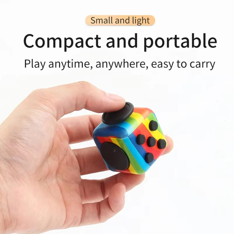 Infinity Stress Relief Cubes - Fidget Decompression Toy for Kids and Adults, Perfect Anti-Anxiety Game