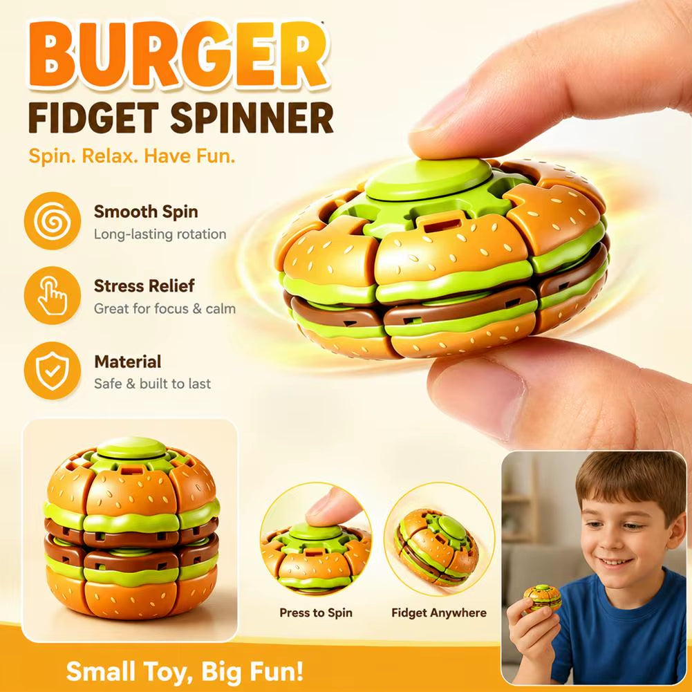 Ultimate Stress Relief Fidget Spinner Toy - Quiet, Calm, and Focus Boosting for Anxiety, Autism, and ADHD