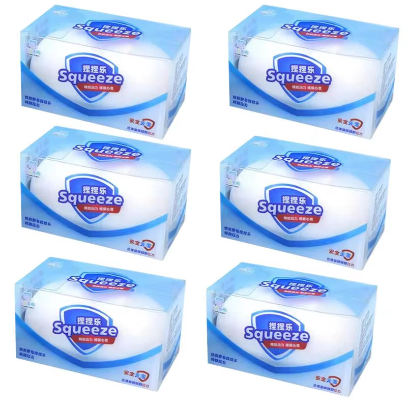 ASMR Crunchy Soap Ball Fidget Stress Relief Toy - Soft Squeeze Decompression Ball for Anxiety Relief