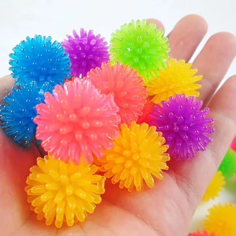 10-Pack Soft Sensory Spiky Balls - Stress Relief Fidget Toys for Kids & Teens, Perfect ADHD Anxiety Party Favors & Gifts