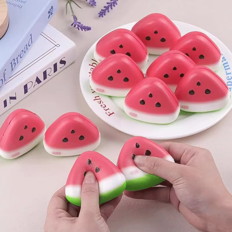 Adorable Slow Rising Watermelon Squishy - Perfect Fidget Toy for Stress Relief and Anxiety! Great Gift Idea!