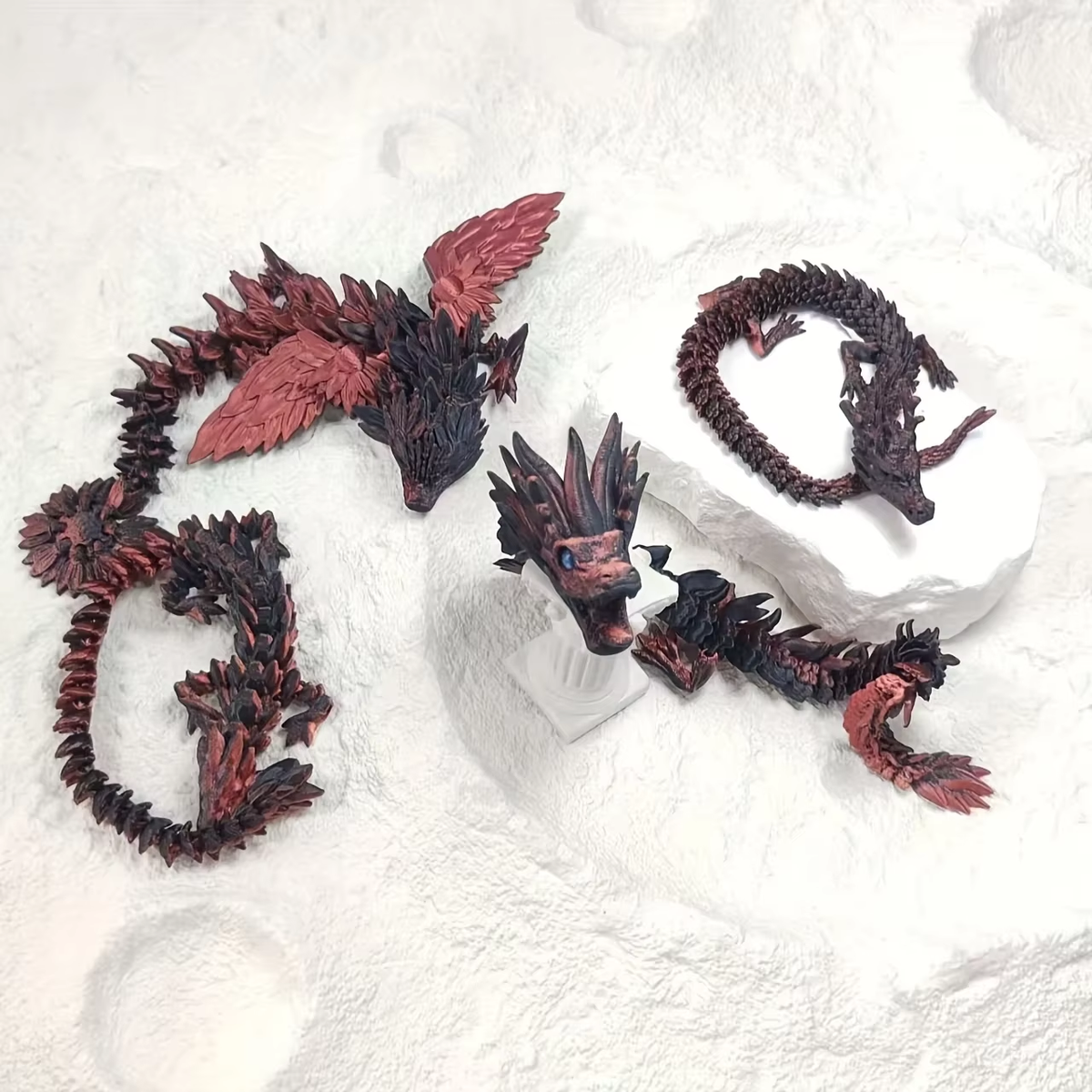 Articulated dragon and egg