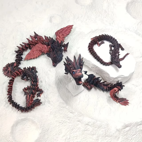 Articulated dragon and egg
