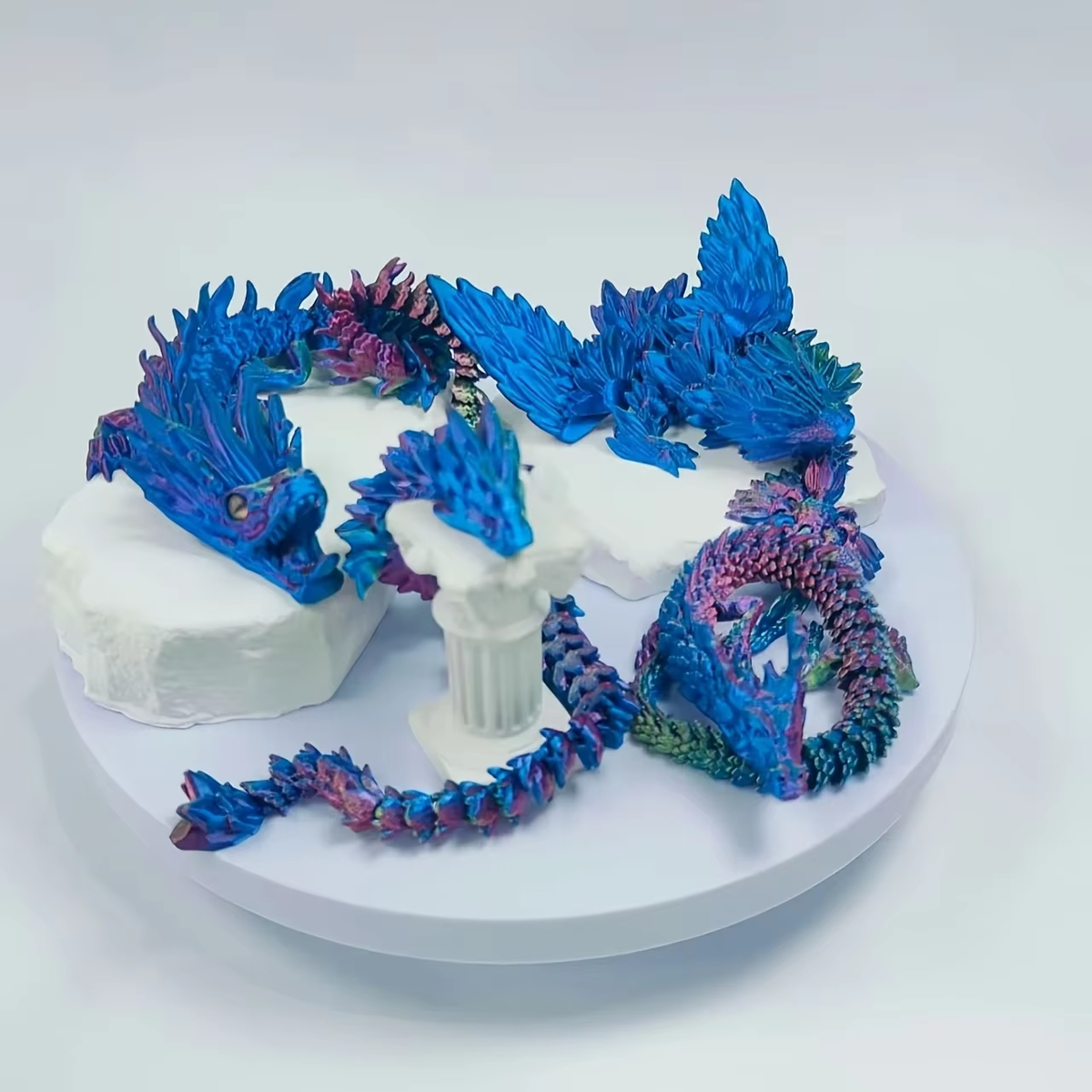 Articulated dragon and egg